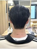 ダウンパーマニュアンスパーマセンターパートコンマヘア髪質改善