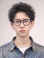 オーシャントーキョーオーバー(OCEAN TOKYO OVER) 韓国メンズショートスパイキーアップバングツイスパヘア