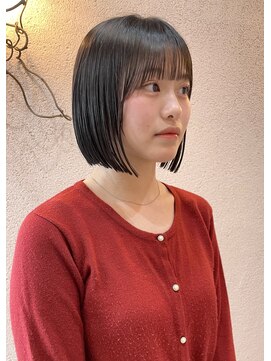 トリコ 柏(tricot) ショートボブ/似合わボブ/切りっぱなしボブ/ワンレンボブ/柏