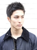 ハレ ヘアサロン(Hale hair salon)&nbsp;Haleスパーキーショートブルーブラックニュアンスパーマ原宿