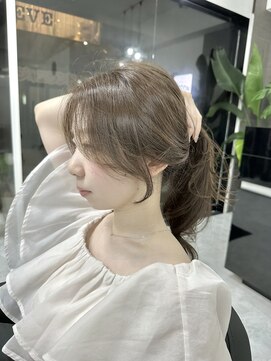 アクション 心斎橋店(ACTION) 20代30代大人可愛い顔まわりカット 小顔カット レイヤーカット