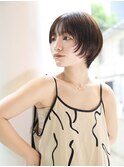 丸みショート/小顔/レイヤーカット/マッシュウルフ/鎌倉