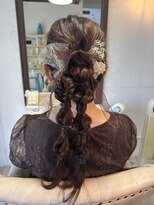 エミュ 中央駅店(eMu)&nbsp;結婚式お呼ばれ ツイン 編みおろし*