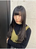《Anli KANAKO》ロングレイヤー ハッシュカット ロングウルフ