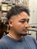 サンアンドマーリィズバーバー 駅前店(SON&MARLEY'S BAR BER)&nbsp;ツーブロックショートスタイル/厚木バーバー/神奈川バーバー