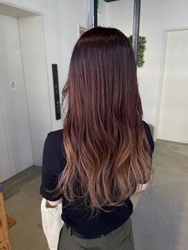 フリック 堺東店(FLICK) グラデーションカラー/ミルクティーベージュ/ブリーチ/堺東