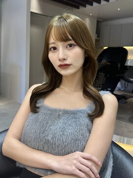 ロンド ロワール 門前仲町(Lond Loire) 韓国レイヤーカット/くびれ巻き/前髪顔周り/セミディ[門前仲町]