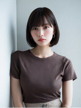ロッソ ヘアアンドスパ 谷塚店(Rosso Hair&SPA) ラウンドボブ