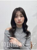 レイヤーカット/顔周りカット/顔周りレイヤー /韓国風パーマ 