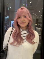 ソワンドゥブレスシエン 堀江店(soin de brace CIEN)&nbsp;ブロンドに落ちるホワイトピンク[堀江/髪質改善]