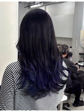 アライブ ハラジュク(ALIVE harajuku) 【ALIVE 夕貴】ブルーラベンダーグラデーションカラー