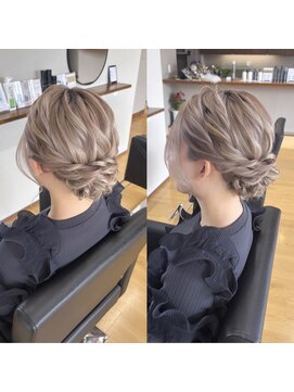 ベイビーズブレス(Baby's breath) 【アップスタイル】#ヘアセット #岡山 #倉敷