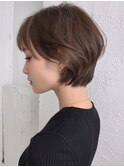 イメチェン/ピンクベージュ/アンブレラカラー/前髪/北習志野