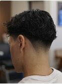 パーマ　カット　スキンフェードカットシェービング吉祥寺理容室