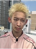 スパイキーショート×ブロンドカラー【八王子】