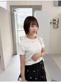 小顔見え◎ナチュラルショート