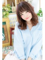 ENOAhair&spabyCOVERHAIR【ショート/白髪染め ぼかし/ヘッドスパ】【10/1開店(予定)】&nbsp;川口／大人可愛いくびれミディアム×ふんわりウェーブ