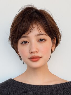 ロディーナ 大口 新子安(rodina) ハッシュカット/グレージュ/デザインカラー/大口新子安白楽鶴見