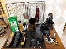 バーバープロント(BARBER PRONTO)の雰囲気（こだわりの道具です(^^)）