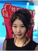 結婚式＆パーティ★グラマラスガーリー☆フェアリーアップヘア