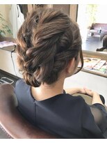 ヘアーデザイン ルシア(Hair Design Lucia)&nbsp;編みまとめアレンジ