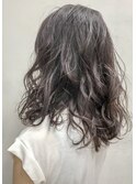暗髪ブルージュ とろみカールセミロング★QUATRO★