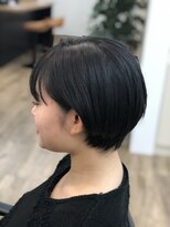 アメリ(Ameri)&nbsp;-Ameri-丸みボブ　×   ブルーブラック