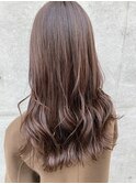 カール 姫カット レイヤーロング 暖色ツヤカラー 表参道