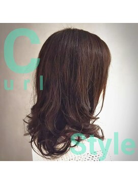 アース 国立店(HAIR&MAKE EARTH) うざバングが可愛いロングスタイル