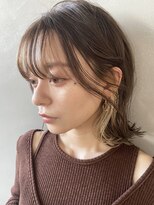 パーク(PARK)&nbsp;【PARK】くびれボブ× イヤリングカラー