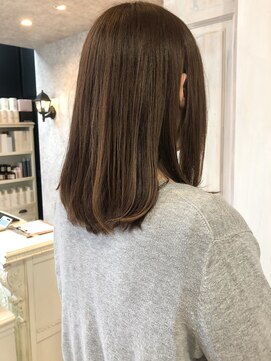 キャアリー(Caary) 福山美容室caary大人気イルミナカラー　パープルグレージュ