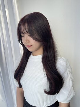 シェノン 武庫之荘(CHAINON) ＊レイヤーロング／ボルドーカラー/ヨシンモリ＊