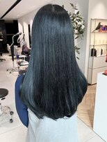 艶々髪質改善ストレート縮毛矯正トリートメント前髪カット