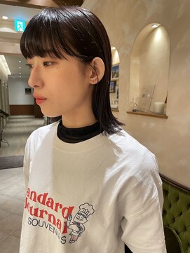 ビュートリアム265(BEAUTRIUM 265) ロブ・切りっぱなしボブ・イルミナカラー・銀座日比谷有楽町30代