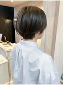 福山人気くびれショートヘア簡単スタイリング20代30代40代パーマ