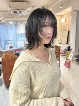 テトラ バイ ネオリーブ 横浜西口店(tetra by neolive) ウルフカット　髪質改善　ブリーチなし　顔周りレイヤー　横浜