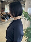 黒髪ショートボブ