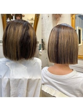 カシュカシュ(cache cache) 酸性ストレート 髪質改善 美髪ストレート 二子玉川 用賀