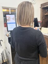 ジャストビューティー リアリー(just beauty Really)&nbsp;グレージュカラー×バレイヤージュボブ【横須賀中央 Really】