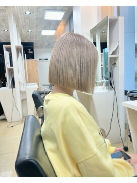ヘアアートパーリオ 飾磨店(hair art PALIO) タッセルボブ/ハイトーン/ブリーチ