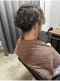刈り上げ×パーマ×メッシュ