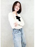 20代30代40代ナチュラルモテ髪ヘア小顔ショートボブ