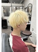 luxo by afinar  抜きっぱなしブロンド×クラウドマッシュ