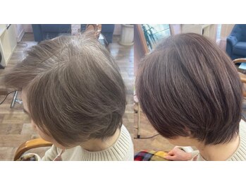 アミーの写真/魅せるカラーで、白髪があるからこそ明るく楽しめる人生を！！白髪は最高の魅力です