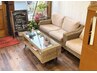 1カ月以内リタッチカラー＋カット+パーマ+スパ+スペトリートメント￥19350～
