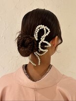 バサラ 大阪梅田店(VASARA)&nbsp;卒業式　タイトヘア　カチモリ　ロング　ヘアセット　大阪