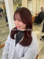 シェノン 武庫之荘(CHAINON)&nbsp;似合わせカット/ボルドーカラー