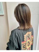 外ハネボブ×アッシュベージュ 20代30代40代50代