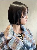 ショートボブ/ストレートボブ/前下がりボブ髪質改善20代30代40代