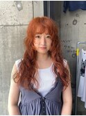 （（（蜃気楼）））ブリーチなしでも明るいオレンジ